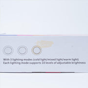 2-in-1 Design LED Magnifying Desk Lamp 160mm (3 lighting modes)