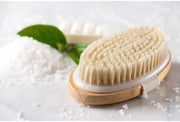 2-in-1 Exfoliating Wooden Brush | Oval Skin Care Brush