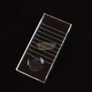 2-in-1 Glass Adhesive Palette Holder with Glue Groove for Eyelash Extension Lash Extension Accessories