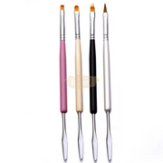 2-in-1 Nail Art Brush Pen with Spatula Nail Art Brush