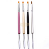 2-in-1 Nail Art Brush Pen with Spatula Nail Art Brush