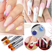 2-in-1 Nail Art Brush Pen with Spatula Nail Art Brush