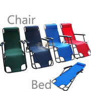 2-in-1 Outdoor Foldable Recliner Chair with Headrest 178*60*79cm Outdoor Chair