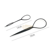 2 pcs Set Hair Braiding Tool & Pony Tail Maker Hair Bands
