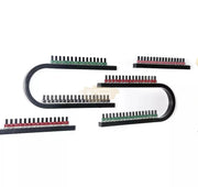 2 U-Shaped Nail Polish Wall-Mounted Rack Displays with 2 display bars - Black (rack only) Nail Polish Wall Display