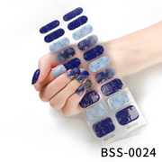 20 pcs Semi-Cured Gel Nail Strips | BSS-0024 Gel Nail Wraps