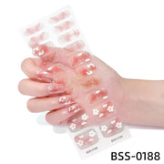 20 pcs Semi-Cured Gel Nail Strips | BSS-0062 Gel Nail Wraps