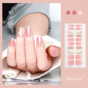 20 pcs Semi-Cured Gel Nail Strips | BSS-0134 Gel Nail Wraps
