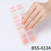 20 pcs Semi-Cured Gel Nail Strips | BSS-0134 Gel Nail Wraps