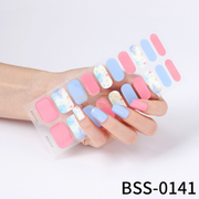 20 pcs Semi-Cured Gel Nail Strips | BSS-0141 Gel Nail Wraps