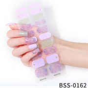 20 pcs Semi-Cured Gel Nail Strips | BSS-0162 Gel Nail Wraps