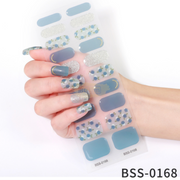 20 pcs Semi-Cured Gel Nail Strips | BSS-0168 Gel Nail Wraps