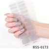 20 pcs Semi-Cured Gel Nail Strips | BSS-0173 Gel Nail Wraps
