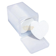 200 Pcs Heart-Shaped Lint-Free Cotton Pads Nail & Beauty Cotton Pads
