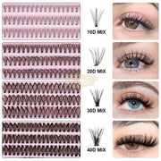 200pcs 50D Lash Cluster Extension Kit | DIY Lashes Lash Cluster Kit
