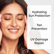 mCaffeine Niacinamide Sunscreen SPF 50++ for Oily Skin | Mattifying, Zero White Care, Water Resistant & Non Sticky Sunscreen for Women & Men | Prevents Tan & UV Damage - 50ml