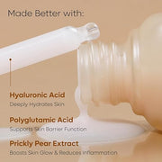 mCaffeine Kombucha Hydra Repair Face Serum with Hyaluronic & Polyglutamic Acid | Repairs Skin Barrier from Day 1, Hydrates & Soothes Skin | Antioxidant-Rich Serum for Women & Men - 20ml