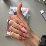 24-Color Nail Tips | Full Cover Stiletto | 576 pcs (24*24) Nail Tips