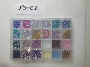 Flatback Rhinestone Set FS-C1 Nail Art Tool