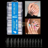 240pcs Blue Box Soft Gel Tips | Half Cover Extra Long Soft Gel Tips
