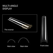 240pcs Pink Box Soft Gel Tips | Half Cover Extra Long Soft Gel Tips