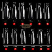 240pcs PolyGel Dual Forms | Full Cover | Stiletto Polygel Forms