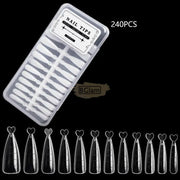 240pcs PolyGel Dual Forms | Full Cover | Stiletto Polygel Forms