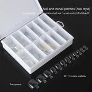 240pcs Soft Gel Toe Tips Clear | Full Cover | HN-13 Soft Gel Tips