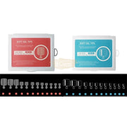 240pcs Soft Gel Toe Tips Frosted | Full Cover | HN-14 Soft Gel Tips