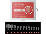 240pcs Soft Gel Toe Tips Frosted | Full Cover | HN-14 Soft Gel Tips