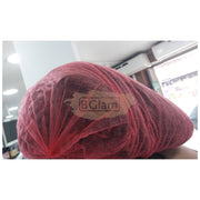 Disposable Non-Woven Bouffant Cap Hair Net - Red