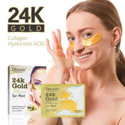 24K Gold Collagen Hyaluronic Acid Eye Mask | 10 pieces Eye Mask