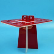 26 Holes Make Up Brush Drying Rack Organizer Red & White Salon Furniture