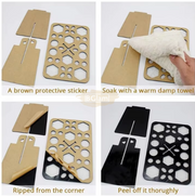 26 Holes Make Up Brush Drying Rack Organizer Salon Furniture