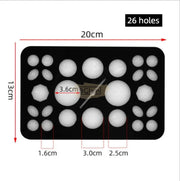 26 Holes Make Up Brush Drying Rack Organizer Salon Furniture