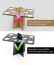 26 Holes Make Up Brush Drying Rack Organizer Salon Furniture