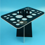 26 Holes Make Up Brush Drying Rack Organizer Salon Furniture