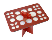 26 Holes Make Up Brush Drying Rack Organizer Salon Furniture