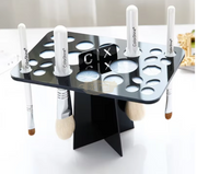 26 Holes Make Up Brush Drying Rack Organizer Salon Furniture