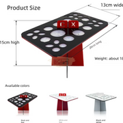 26 Holes Make Up Brush Drying Rack Organizer Salon Furniture