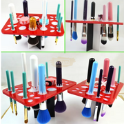 26 Holes Make Up Brush Drying Rack Organizer Salon Furniture