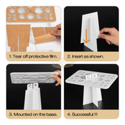 26 Holes Make Up Brush Drying Rack Organizer Salon Furniture