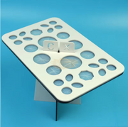 26 Holes Make Up Brush Drying Rack Organizer Salon Furniture