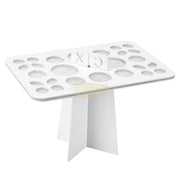26 Holes Make Up Brush Drying Rack Organizer White Salon Furniture