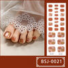 26pcs BSJ-0021 3D Toenail Semi-Cured Gel Nail Wraps Gel Nail Wraps