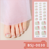 26pcs BSJ-0030 3D Toenail Semi-Cured Gel Nail Wraps Gel Nail Wraps