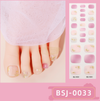 26pcs BSJ-0033 3D Toenail Semi-Cured Gel Nail Wraps Gel Nail Wraps