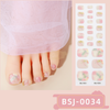 26pcs BSJ-0034 3D Toenail Semi-Cured Gel Nail Wraps Gel Nail Wraps