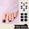 26pcs BSJ-0036 3D Toenail Semi-Cured Gel Nail Wraps Gel Nail Wraps