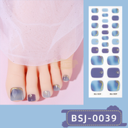26pcs BSJ-0039 3D Toenail Semi-Cured Gel Nail Wraps Gel Nail Wraps